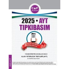 Çap Yayınları 2025 Ayt Çıkmış Sorular Tıpkı Basım Çap Yayınları