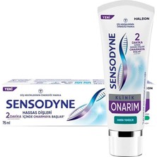 Sensodyne Klinik Beyazlık Derin Onarım Derin Temizlik Diş Macunu 75ML