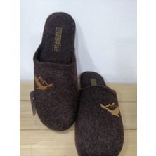 Gezer Kışlık Konfor Taban Keçe Rahat Taban Erkek  Ev Terliği