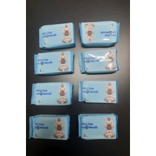 MCM Group 8 Paket Çanta Tipi Taşınabilir Mini Cep Tipi Islak Mendil (8 Adet x 8 Paket)