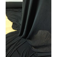 Kumaş Parça Siyah Renkte Kaşkorse Jarse (En 110 cm x Boy 200 Cm)