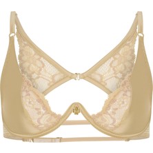 Feu De Elu Le Passe Ten Tek Balenli Dantel Detaylı Saten Balconette