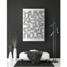 GülsenArt Sanatsal Bohem Dekoratif Hd Dijital Baskı Dikey Kanvas Tablo Oturma Odası Dekoru 5678