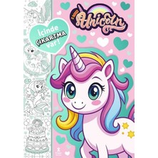 Doğan Çocuk I Love Unicorn - En Sevdiğim Boyama Kitabı - Çıkartmalı