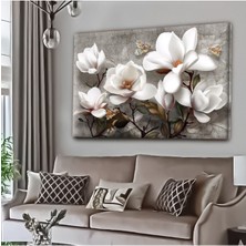 Dekoratif Tablonuz Dekoratif Modern Şık Çiçek Hd Dijital Baskı Yatay Kanvas Tablo E8