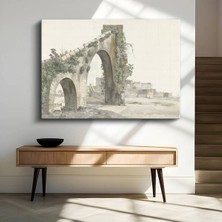 Luigi Mayer Antik Roma Kemeri Tarihi Yapı Kanvas Tablo Duvar Tablosu Dekoratif Ressam Tablosu