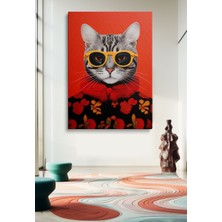 Kanvas Hd Dijital Baskı Dikey Duvar Tablosu Tekli Canvas Tablo Boho Klasik Modern 130