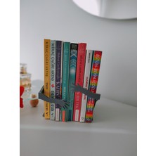 DIGIARTISAN3D Kitap Tutucu /kitaplık Dekorasyon "seni Kucaklayan Eller" Kitap Desteği - Yaratıcı 3D Baskı -Gri-
