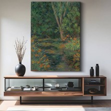 GülsenArt Claude Monet Bahçe Yürüyüş Yolu Kanvas Tablo Duvar Tablosu Dekoratif Ressam Tablosu