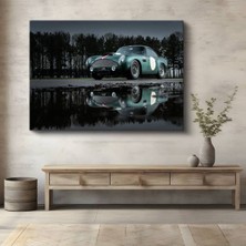 GülsenArt Aston Martin Db4 Gt Klasik Kanvas Tablo Ingiliz Yarış Otomobili Tablo