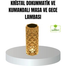 Kristal Rgb Led’li Kumandalı Masa ve Gece Lambası – Renkli Işık Modlarıyla Şık Dekoratif Aydınlatma