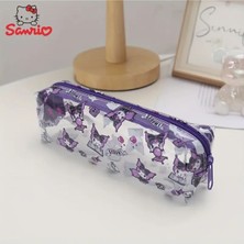 Ada Çanta Kırtasiye Çocuk Kalem Kutusu Kuromi Figürlü Şeffaf