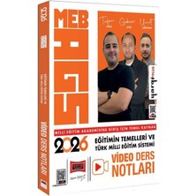 Yargı 2026 Meb-Ags Eğitimin Temelleri ve Türk Milli Eğitim Sistemi Video Ders Notları - Tufan Genç Yargı Yayınları