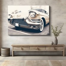 Cadillac Eldorado Klasik Amerikan Kanvas Tablo Detroit Otomobil Ihtişamı Tablo