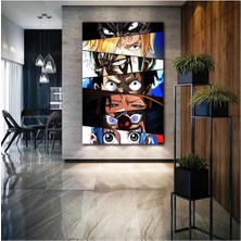 Japon Anime Karakter Gözleri Naruto Dragon Poster Hd Baskı Dikey Kanvas Tablo AR030180