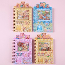 baytoptan 12 Adet Karakter Stickerlı Defter