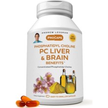 Pc Liver And Brain Benefits 180 Softgels - Phosphatidyl Choline, Most Important 180 Softgels