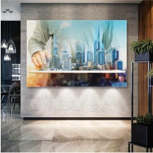 GülsenArt Şehir Planlaması Emlak Real Estate Emlakçı Inşaat Hd Dijital Baskı Yatay Kanvas Tablo