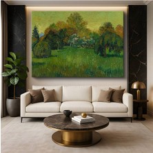 GülsenArt Vincent Van Gogh Bahçe Doğa Manzarası Kanvas Tablo Duvar Tablosu Dekoratif Ressam Tablosu