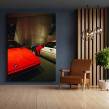 Bmw M1 Klasik Spor Araba Kanvas Tablo Bavyera Otomobil Koleksiyonu Tablo