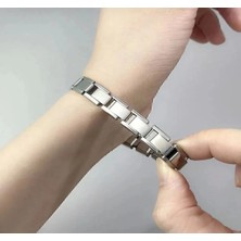 Pirlento Italyan Charm Unisex Bileklik – Yazısız, Paslanmaz Çelik, Modern Italyan Stili Takı