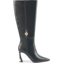 Nine West Duane 5pr Siyah Kadın Topuklu Çizme