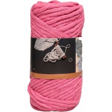 Pamuk Makrome 4 mm Ip Şeker Pembe