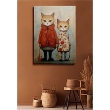 Kanvas Duvar Tablosu Tekli Hd Dijital Baskı Dikey Canvas Tablo Boho Klasik Modern 130