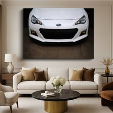 Subaru Brz Ön Görünüm Kanvas Tablo Sportif Japon Coupe Boxer Tablo