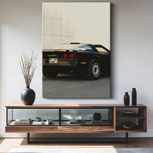 Chevrolet Corvette C4 Spor Araba Kanvas Tablo Amerikan Otomotiv Nostaljisi Tablo