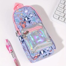 Ada Çanta Kırtasiye Sırt Çantası Şeklinde Kalem Kutusu,kalemlik