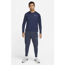 Nike Dri-Fıt Miler Run Division Men's Flash Long-Sleeve Running DQ6493-410 Top - Midnight Navy Erkek Uzun Kollu Tişört