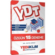Yediiklim Ydt 15 Özgün Deneme - Fatih Çömez Yediiklim Yayınları