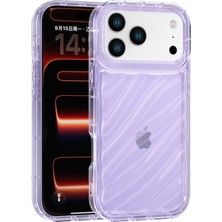 Vissona iPhone 17 Pro Max Uyumlu Telefon Kılıfı Kamera Çıkıntılı Kabartmalı Parlak Desenli Darbe Emici Silik