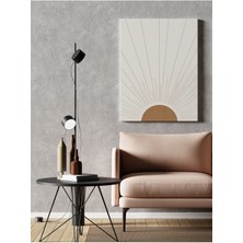 GülsenArt Hd Baskı Kanvas Tablo Yarım Güneş Temalı 316 Hd Dijital Baskı Dikey Kanvas Tablo 5412