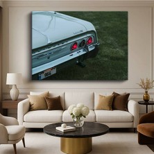 Chevrolet Impala Ss Klasik Kanvas Tablo Amerikan Otomobili Arka Detroit Tablo