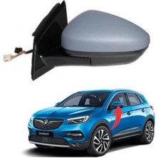 Spj Opel Grandland 2017 Sonrası Elektrikli Katlanır Ayna Isıtmalı Alt Aydınlatmalı Astarlı Sol)