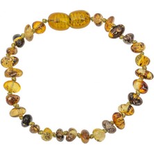 Gumush Bebek Damla Kehribar Bileklik