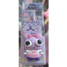 Ada Çanta Kırtasiye 3 Bölmeli Kapaklı Sukuşi Kuromi Figürlü Kalemtraşlı Kalem Kutusu AD68122