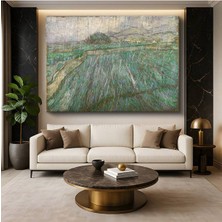 Vincent Van Gogh Yağmurlu Doğa Manzarası Kanvas Tablo Duvar Tablosu Dekoratif Ressam Tablosu