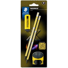 Staedtler - Wiz Design / 181 Sbk2-1 Norix Kurşunkalem - Silgi - Kalemtıraş 3'lü Blister (YENİ ÜRÜN)