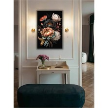 Çiçek Salon Oturma Odası Için Dekoratif Özel Tasarım Dijital Baskı Hd Baskı Kanvas Tablo
