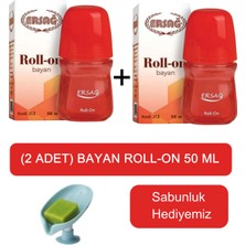 Ersağ Bayan  (2ADET) Roll On 50 ml - Sabunluk Hediyemiz 213-94