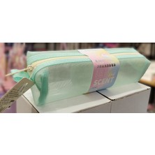 Ada Çanta Kırtasiye Şeffaf Fileli Kalem Çantası Içten Korumalı (22CM*7CM)