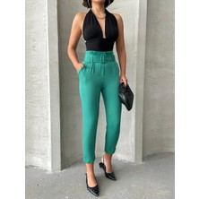 Femina Trendy Kemerli Havuç Pantolon
