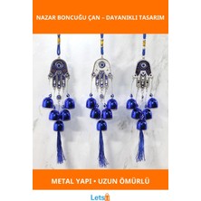 Letsii Metal Nazar Boncuğu Rüzgar Çanı