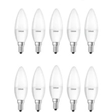 Osram LED Value Classıc B60 7.5W E14 6500K Beyaz Işık LED Ampul 10 Adet