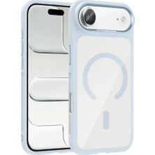 Apple iPhone 17 Air Kılıf M-Safe Şarj Özellikli Metal Kamera Çerçeveli Redclick Tiko Kapak