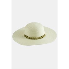 Fantastik Store Boncuk Örme Hasır Şapka