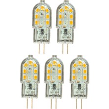 Avarson (5 adet) OSAKA 3W Sarı Işık (3000K) G4 Duylu LED Kapsül Ampul
